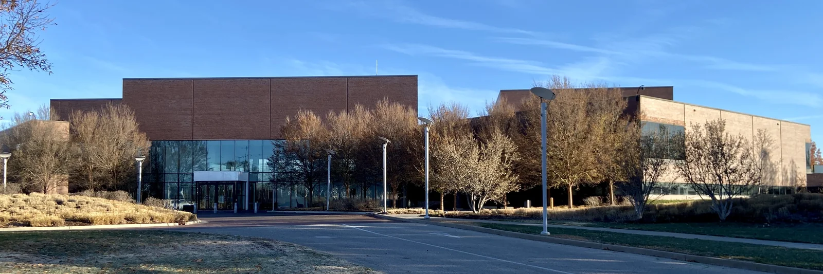 Wichita Art Museum exterior in November 2023