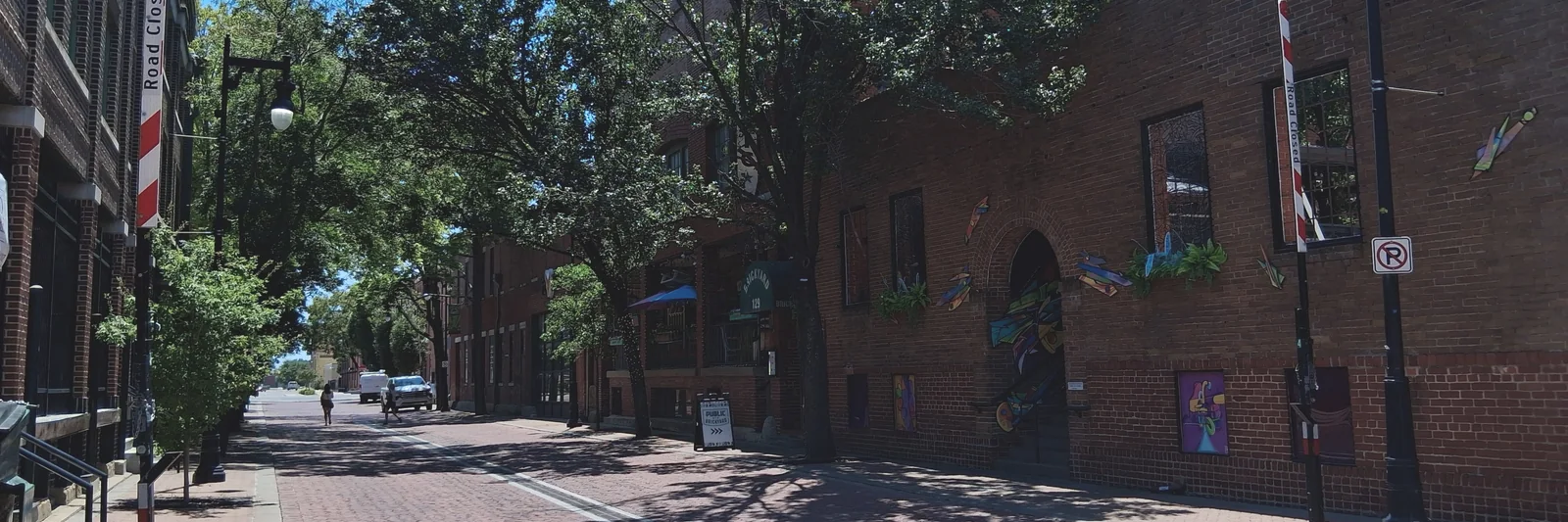 Street view in Wichita’s Old Town District in July 2026