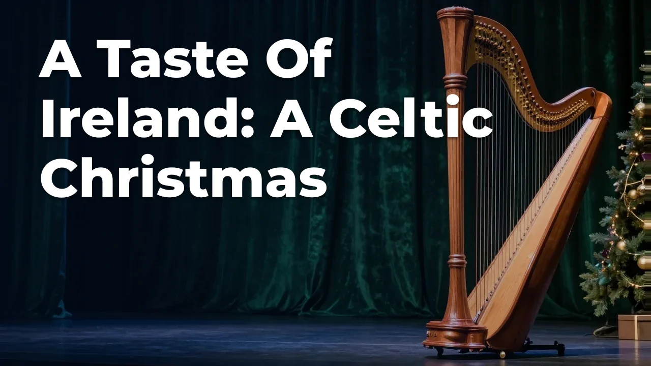 Concept artwork for A Taste Of Ireland: A Celtic Christmas; not official event artwork or a performer photograph