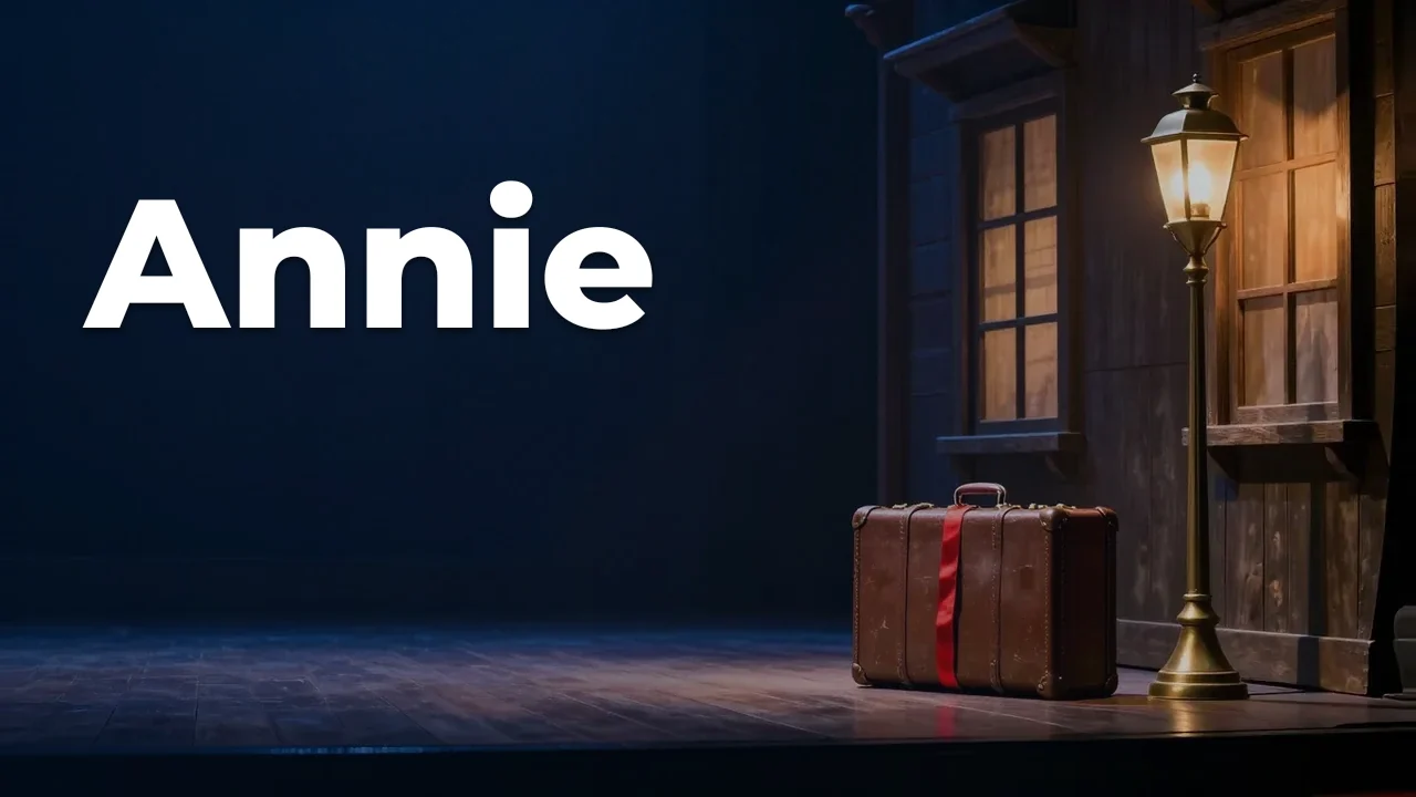 Concept artwork for Annie; not official event artwork or a performer photograph