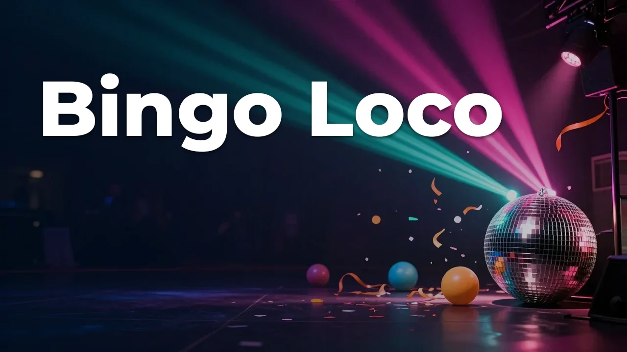 Concept artwork for Bingo Loco; not official event artwork or a performer photograph