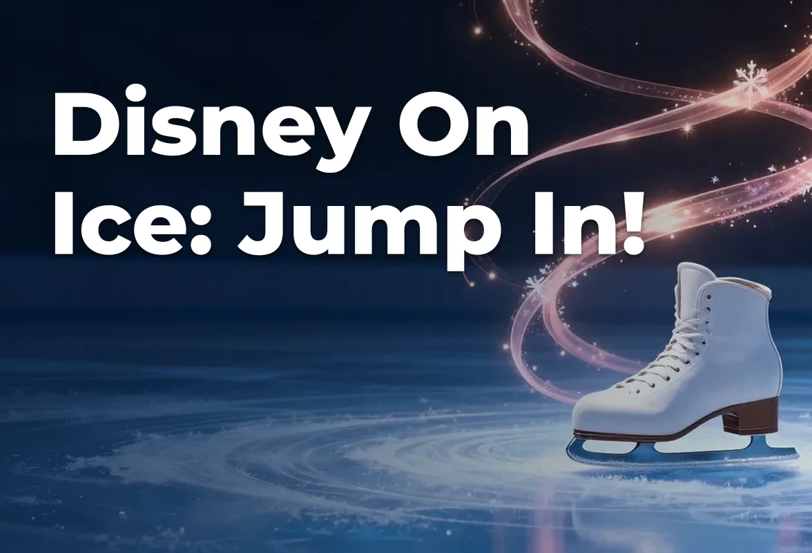 Concept artwork for Disney On Ice: Jump In!; not official event artwork or a performer photograph
