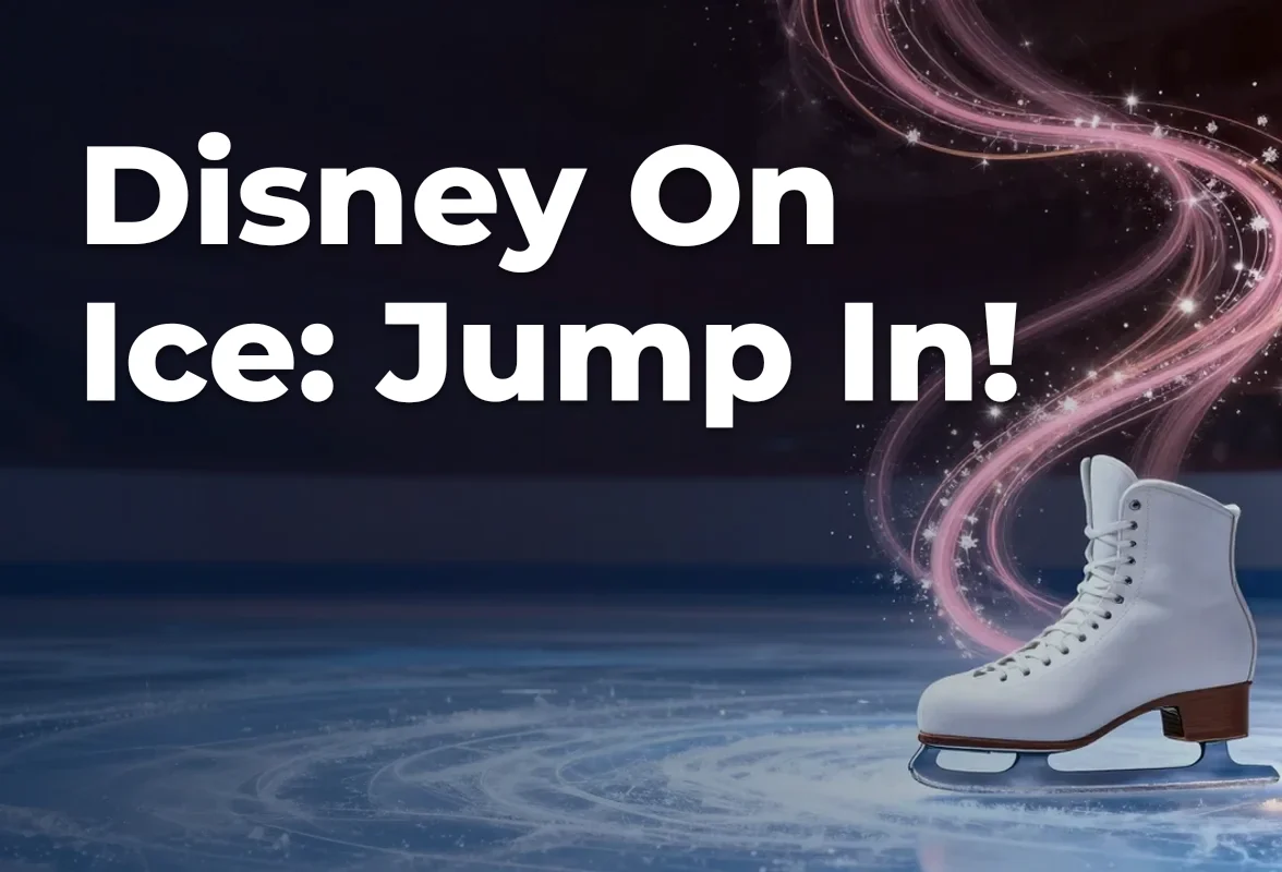 Concept artwork for Disney On Ice: Jump In!; not official event artwork or a performer photograph