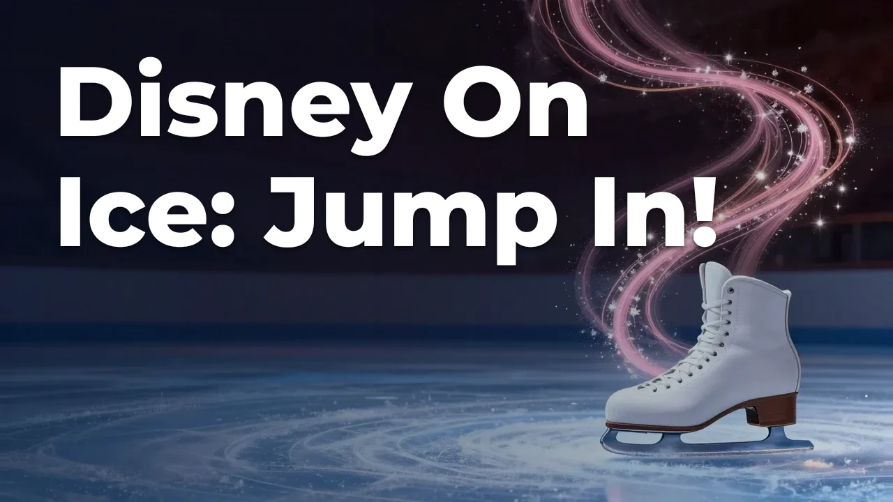 Concept artwork for Disney On Ice: Jump In!; not official event artwork or a performer photograph