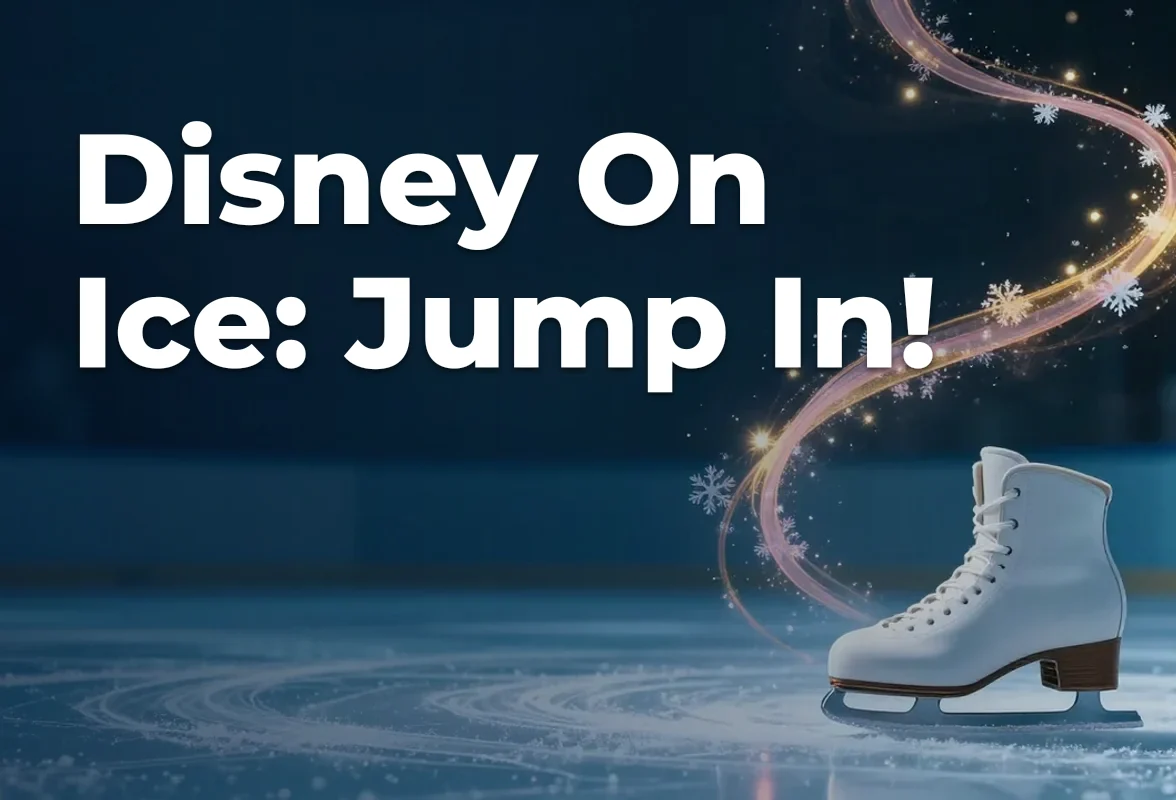 Concept artwork for Disney On Ice: Jump In!; not official event artwork or a performer photograph