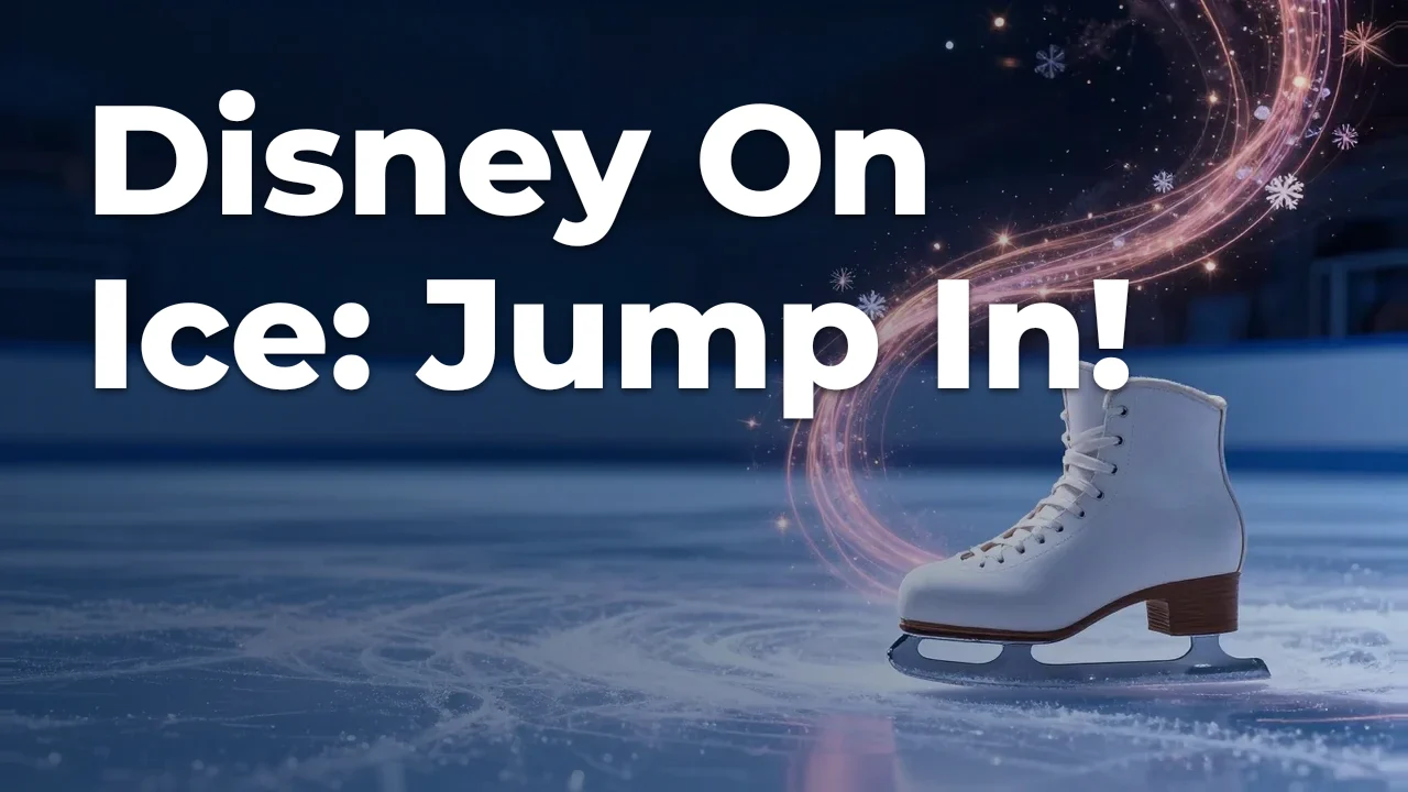 Concept artwork for Disney On Ice: Jump In!; not official event artwork or a performer photograph
