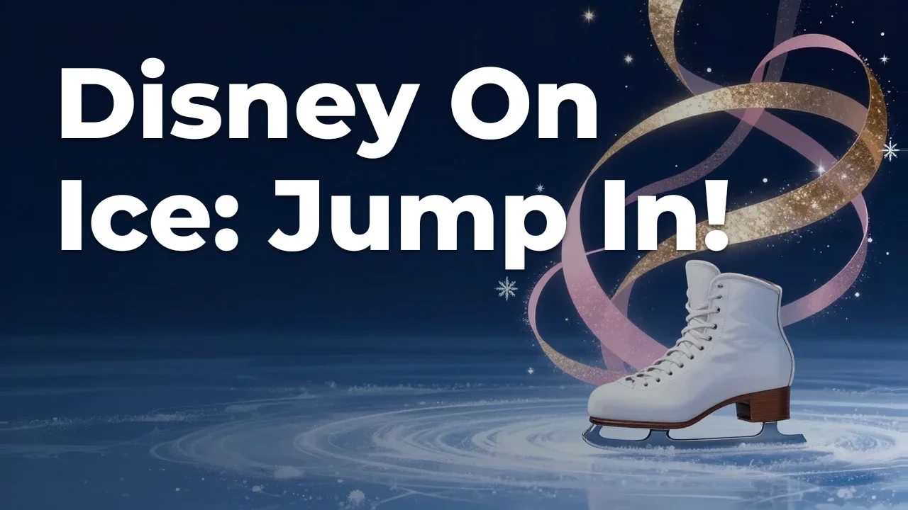 Concept artwork for Disney On Ice: Jump In!; not official event artwork or a performer photograph