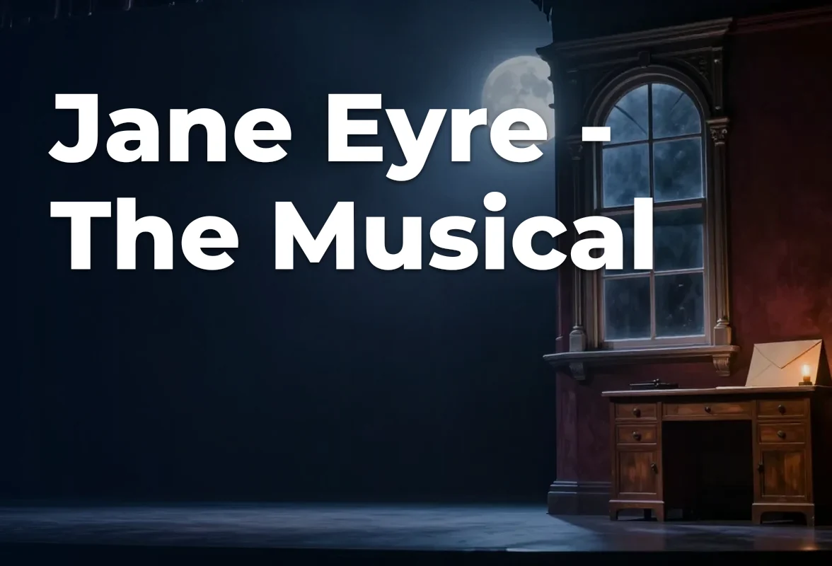 Concept artwork for Jane Eyre - The Musical; not official event artwork or a performer photograph