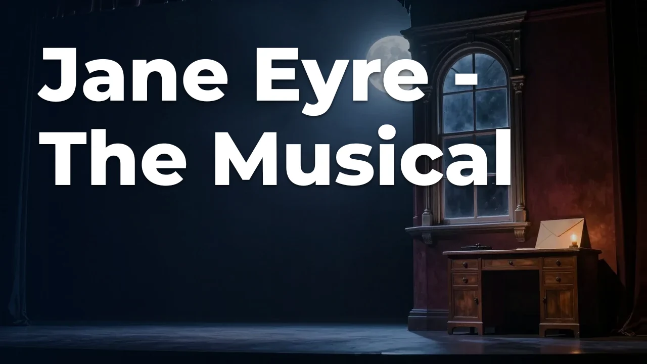 Concept artwork for Jane Eyre - The Musical; not official event artwork or a performer photograph