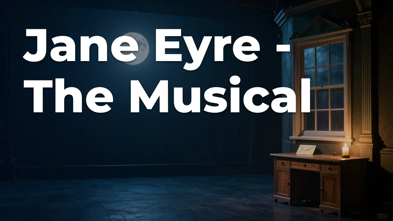 Concept artwork for Jane Eyre - The Musical; not official event artwork or a performer photograph