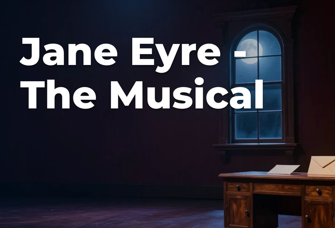Concept artwork for Jane Eyre - The Musical; not official event artwork or a performer photograph