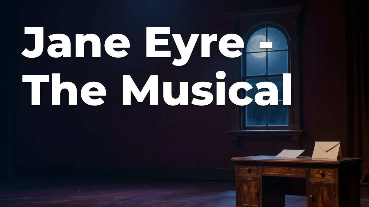 Concept artwork for Jane Eyre - The Musical; not official event artwork or a performer photograph