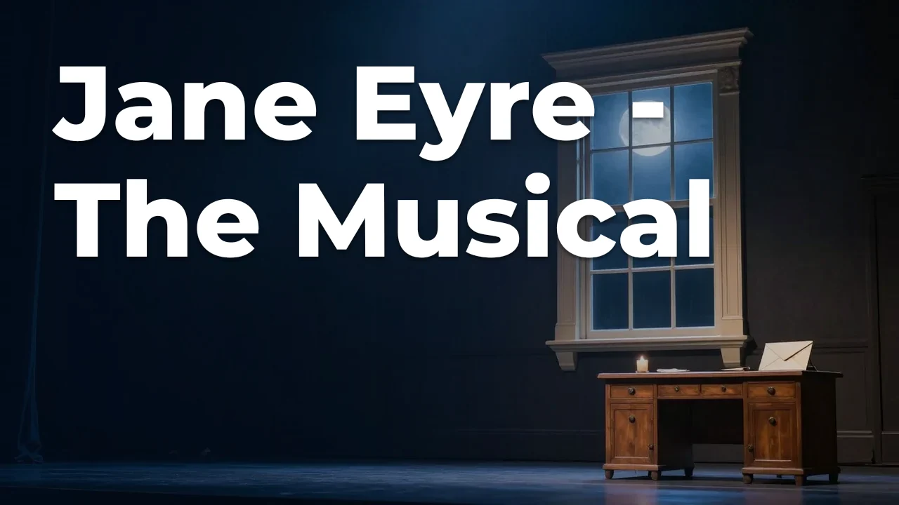 Concept artwork for Jane Eyre - The Musical; not official event artwork or a performer photograph