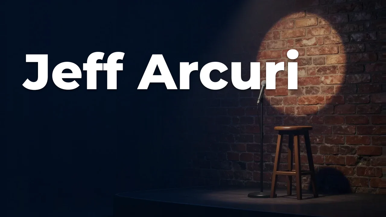 Concept artwork for Jeff Arcuri; not official event artwork or a performer photograph