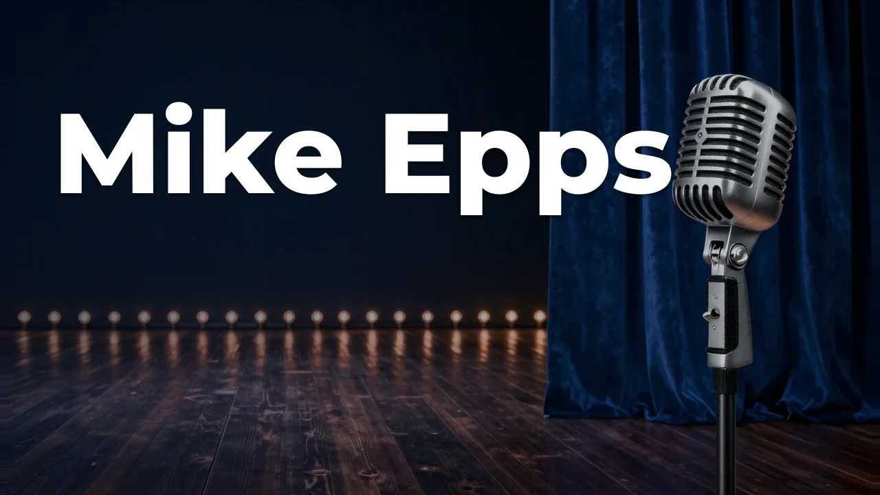 Concept artwork for Mike Epps; not official event artwork or a performer photograph