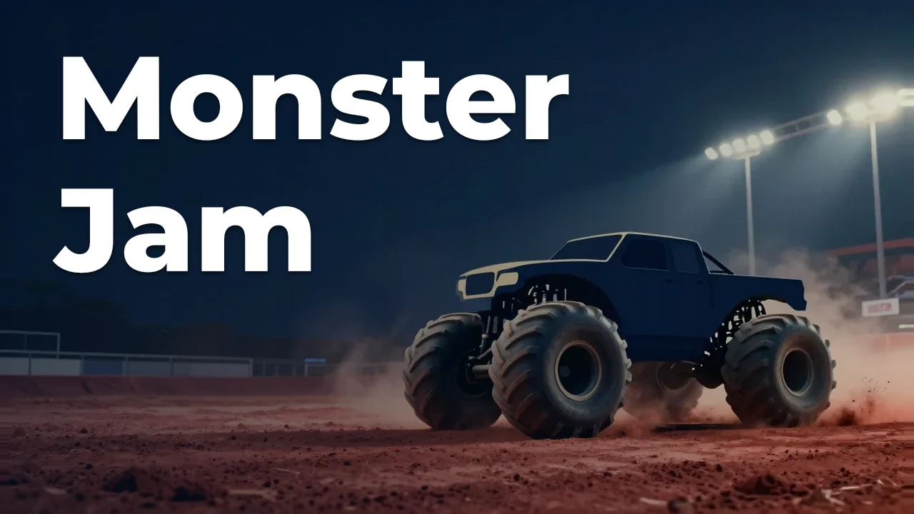 Concept artwork for Monster Jam; not official event artwork or a performer photograph