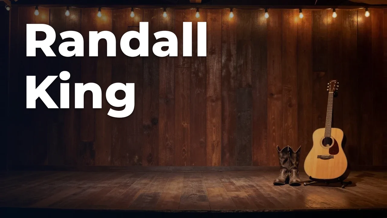 Concept artwork for Randall King; not official event artwork or a performer photograph