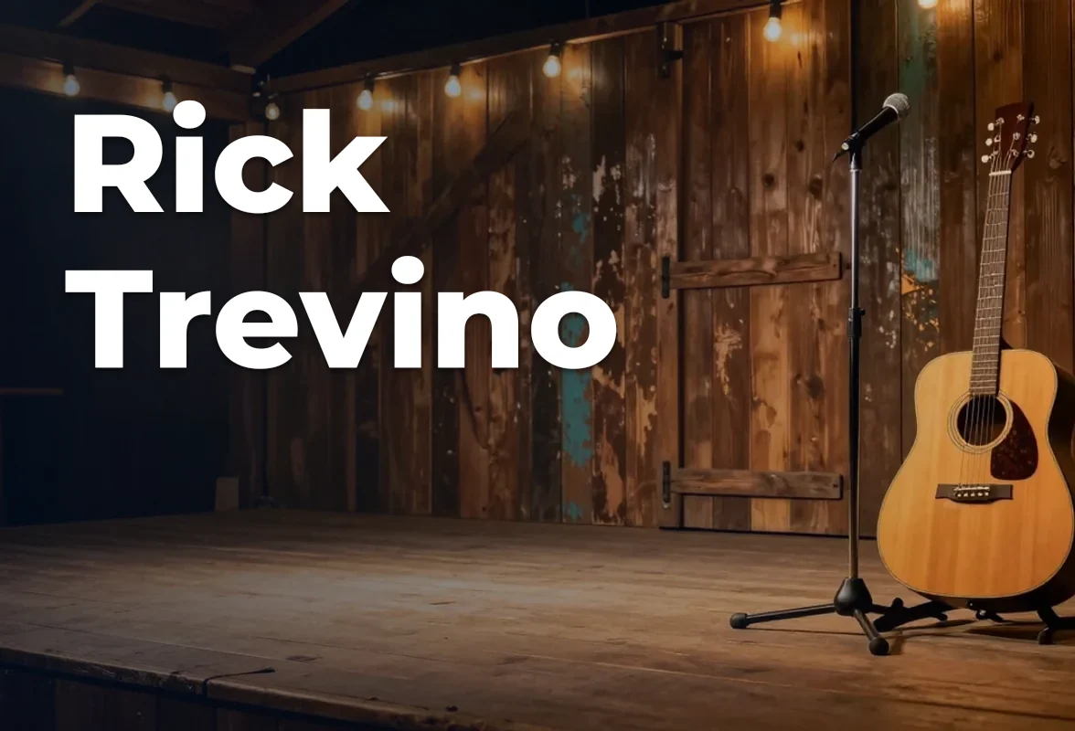 Concept artwork for Rick Trevino; not official event artwork or a performer photograph