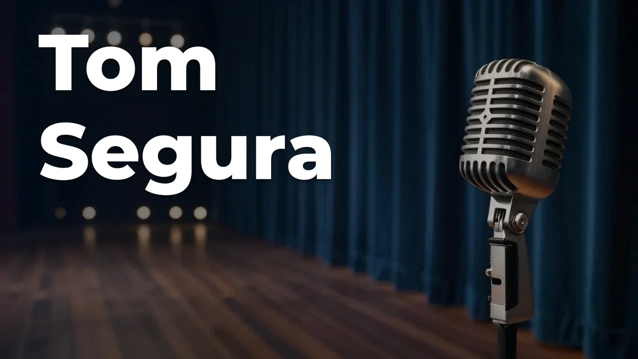 Concept artwork for Tom Segura; not official event artwork or a performer photograph