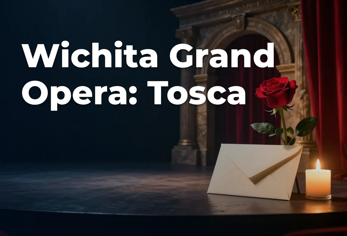 Concept artwork for Wichita Grand Opera: Tosca; not official event artwork or a performer photograph