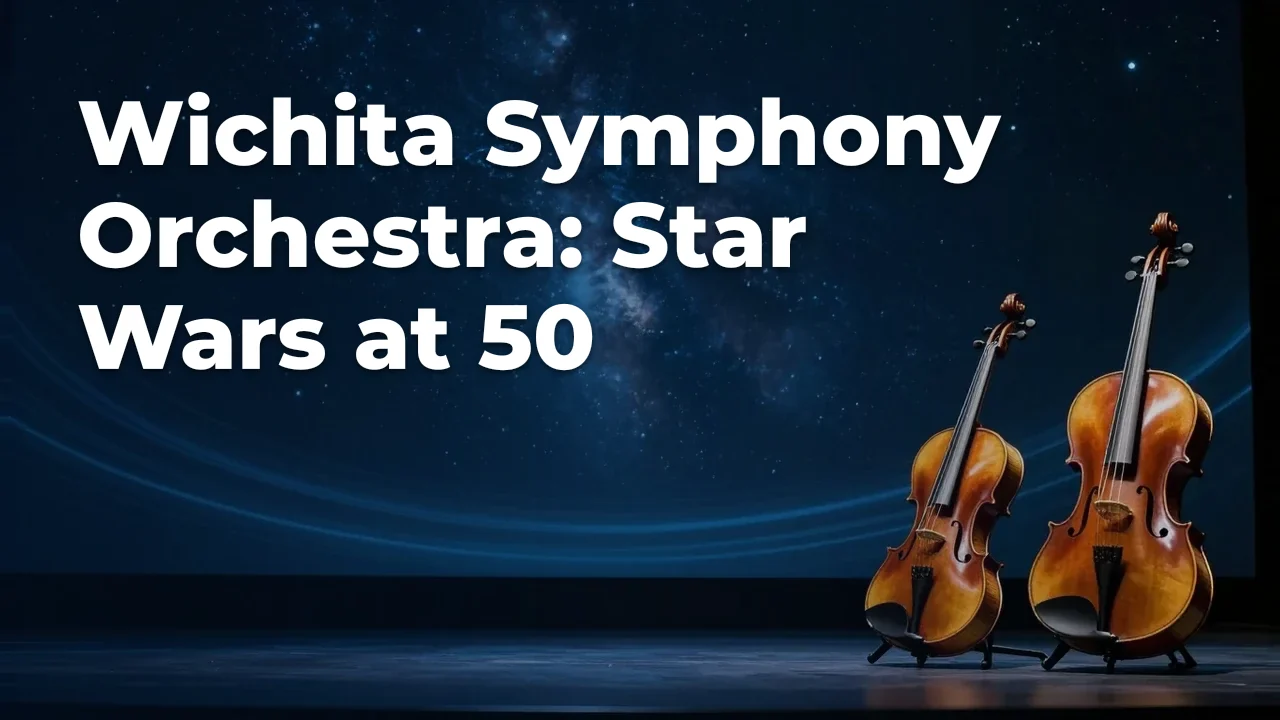 Concept artwork for Wichita Symphony Orchestra: Star Wars at 50; not official event artwork or a performer photograph