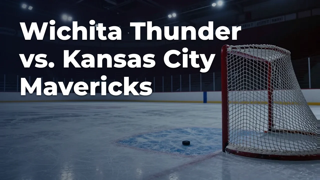 Concept artwork for Wichita Thunder vs. Kansas City Mavericks; not official event artwork or a performer photograph