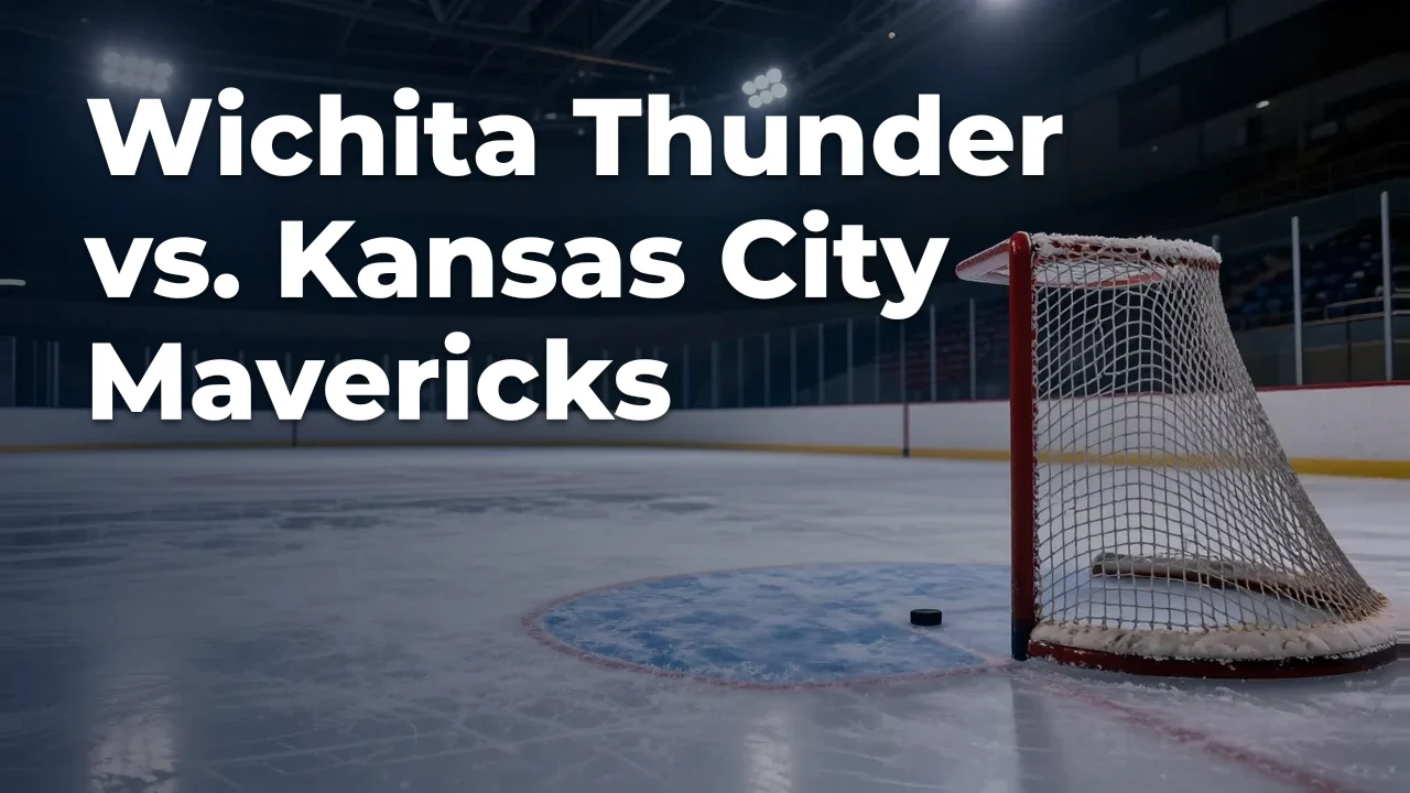 Concept artwork for Wichita Thunder vs. Kansas City Mavericks; not official event artwork or a performer photograph