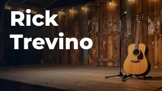 Concept artwork for Rick Trevino; not official event artwork or a performer photograph