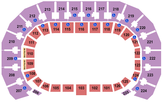 TicketNetwork seating chart for Monster Jam at INTRUST Bank Arena