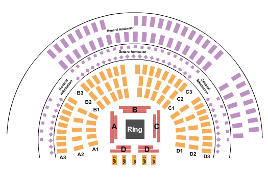 TicketNetwork seating chart for Air Capital Combat at The Cotillion