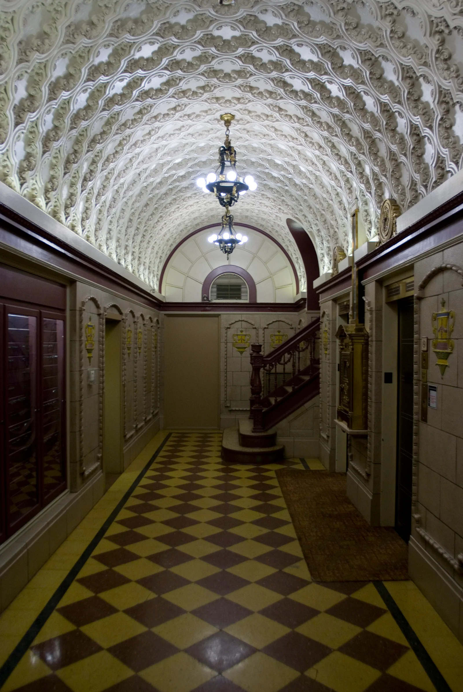 Orpheum center lobby, December 2009